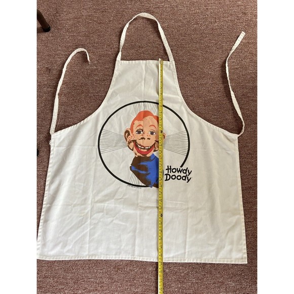 Vintage 1987 Howdy Doody Apron White Unused NBC Inc No Packaging LOGO - Picture 4 of 7